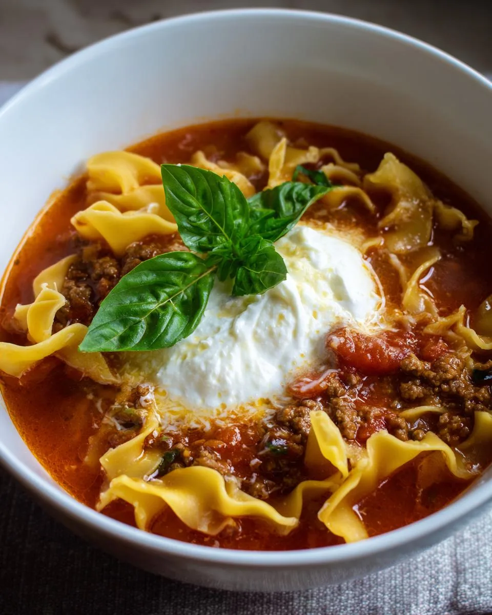 Crockpot Lasagna Soup - detail 3