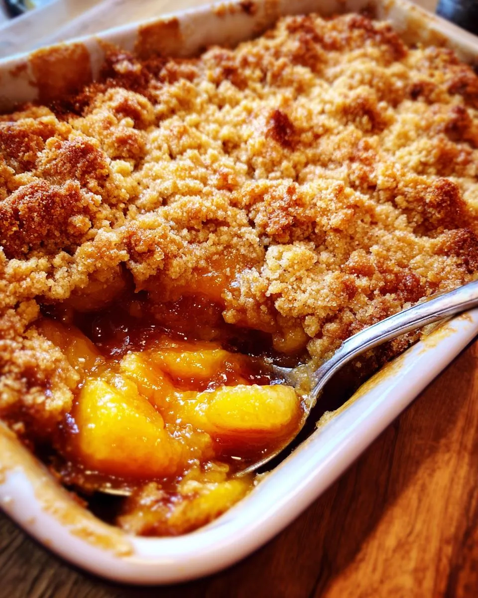 Fresh Peach Cobbler - detail 3