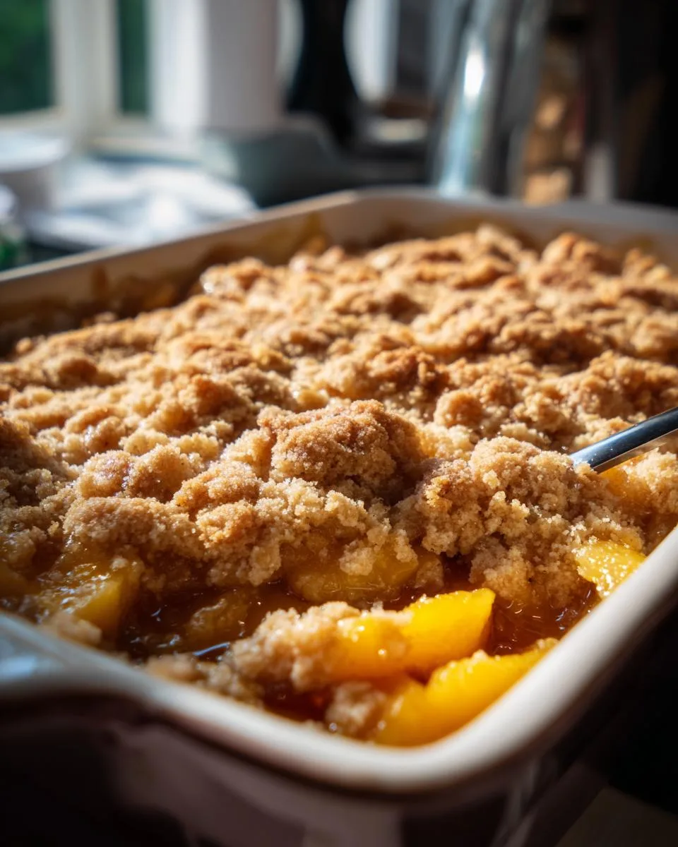 Fresh Peach Cobbler - detail 4