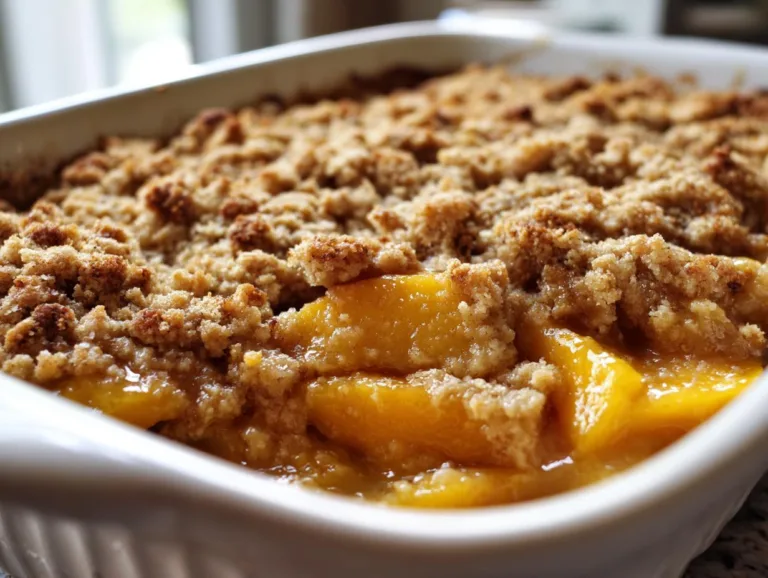 Fresh Peach Cobbler