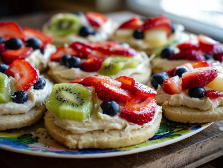 Fruit Pizza Cookies