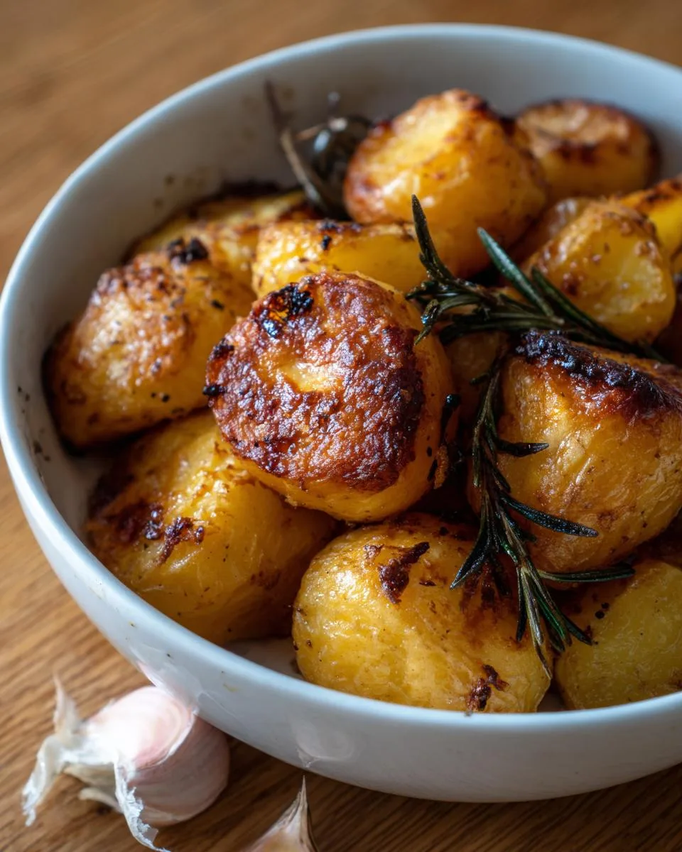 Garlic Roast Potatoes - detail 3