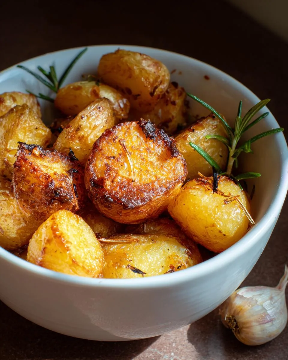 Garlic Roast Potatoes - detail 4