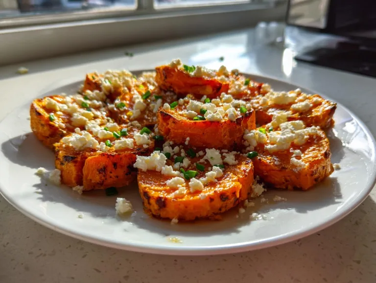 Honey Feta Sweet Potato Bites