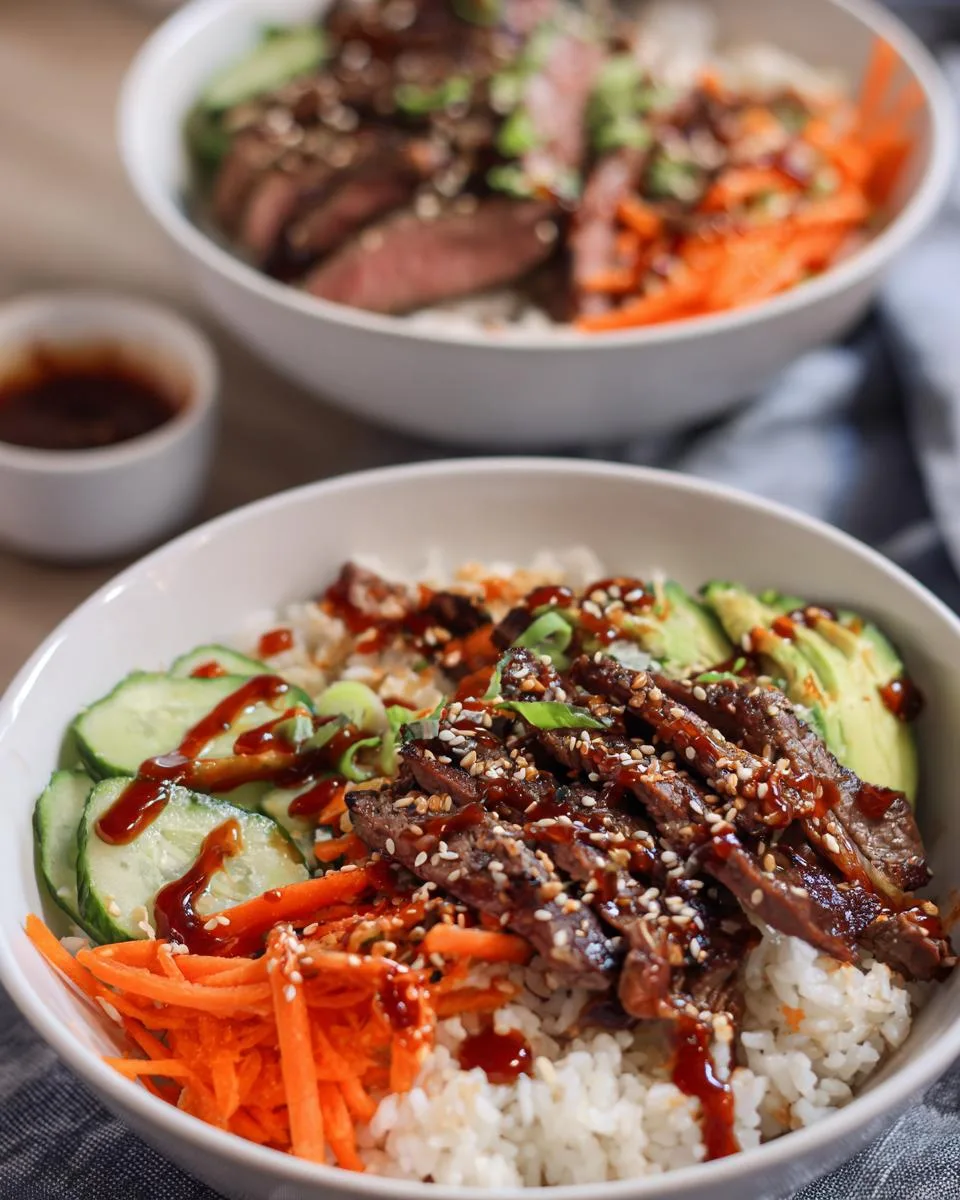 Korean BBQ Steak Bowls - detail 4