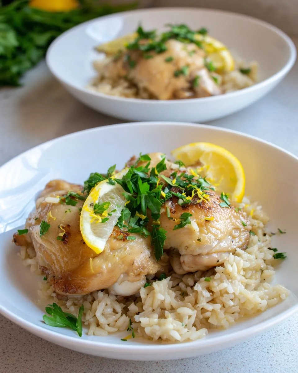 Lemon Herb Chicken and Rice - detail 3