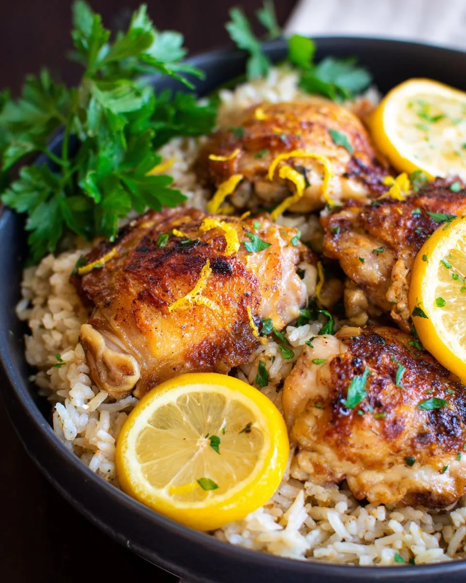 Lemon Herb Chicken and Rice - detail 4