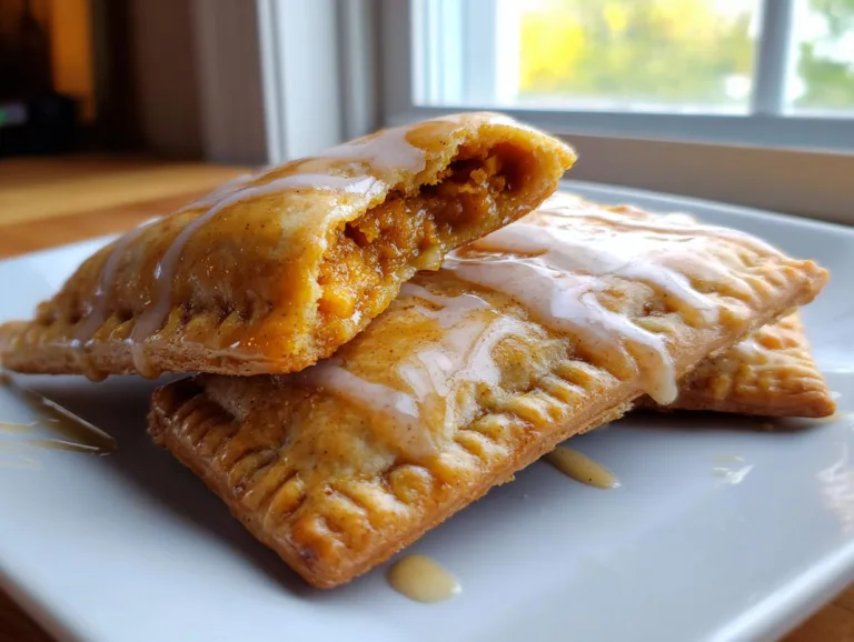 Maple-Glazed Pumpkin Poptarts