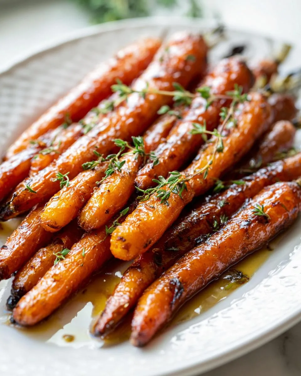 Maple Glazed Roasted Carrots - detail 3