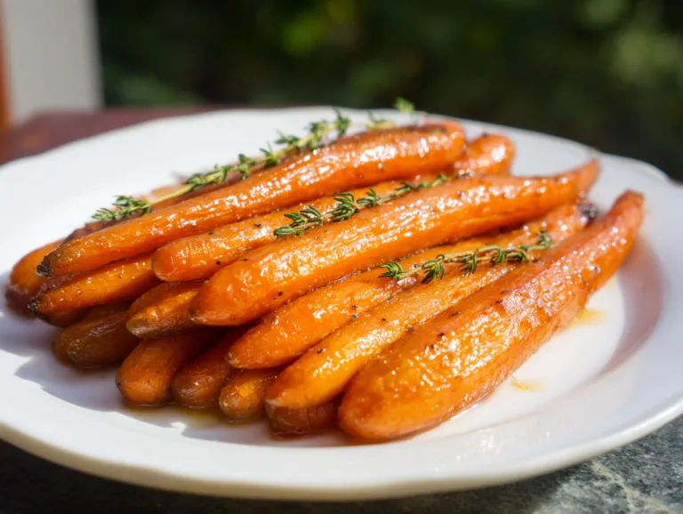 Maple Glazed Roasted Carrots