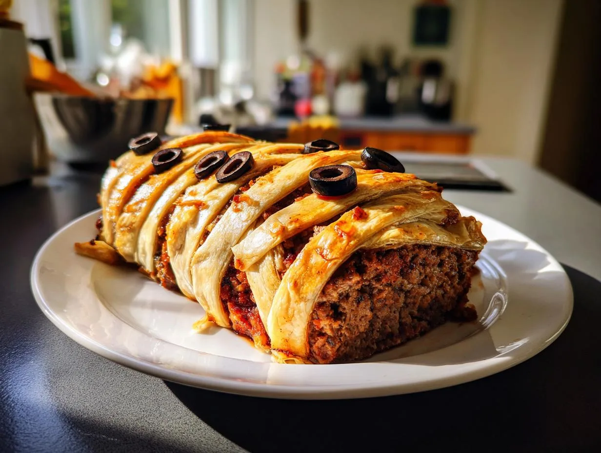 Spooky Mummy Meatloaf Recipe that Will Haunt Your Taste Buds