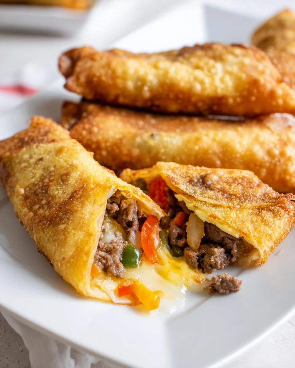 Philly Cheesesteak Egg Rolls - detail 3