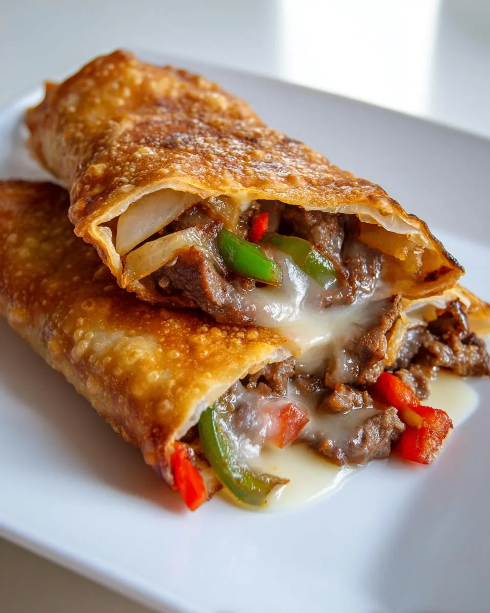 Philly Cheesesteak Egg Rolls - detail 4