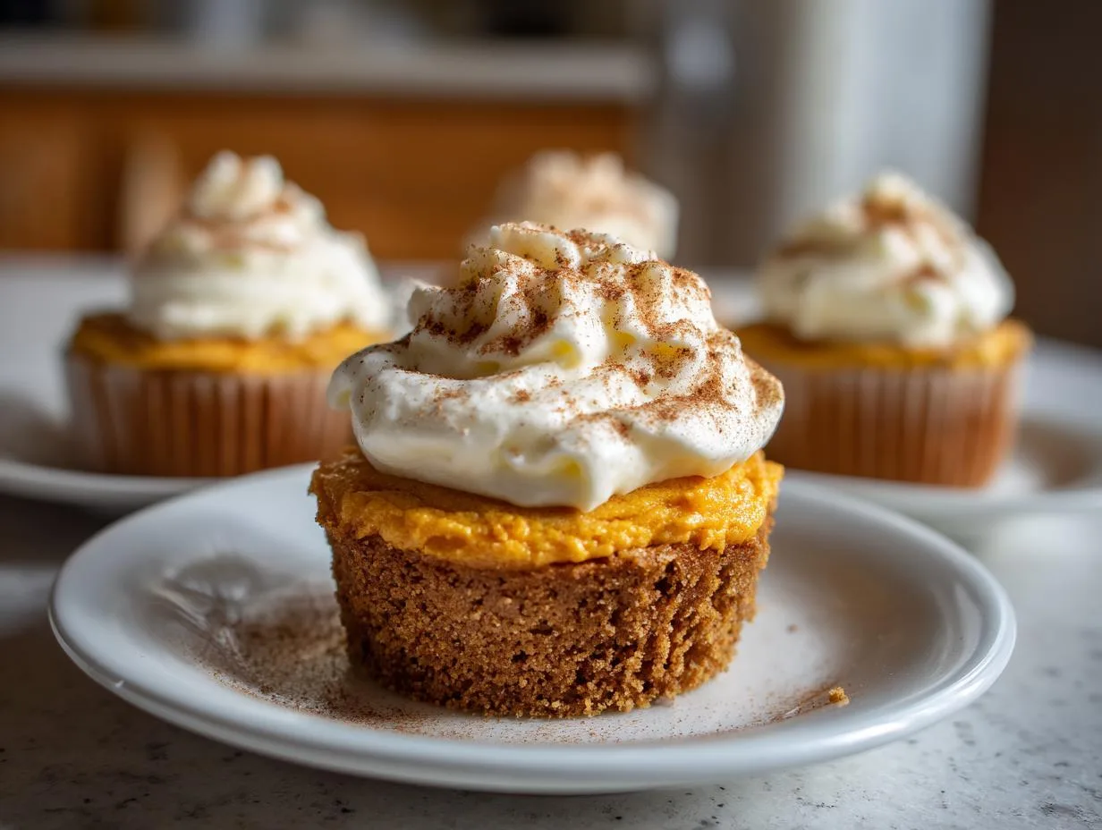 Irresistible Pumpkin Cheesecake Cupcakes in 4 Easy Steps