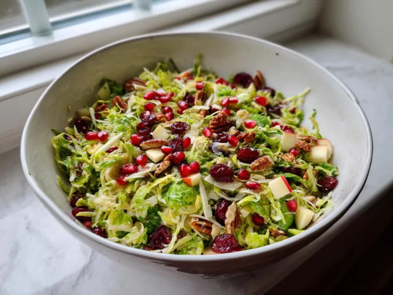 Shaved Brussels Sprout Salad