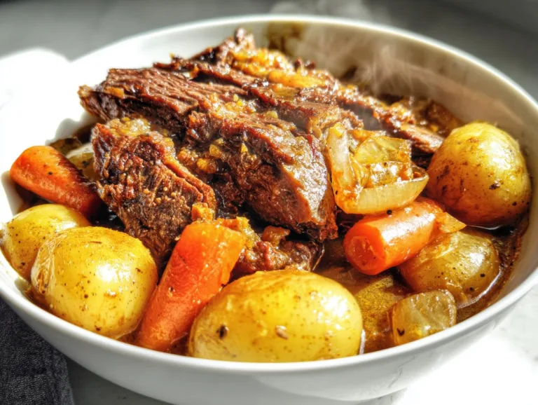 Slow Cooked Beef Pot Roast
