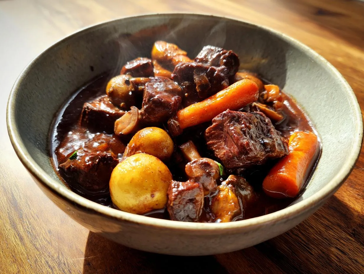 Slow Cooker Beef Bourguignon: 8-Hour French Comfort Magic