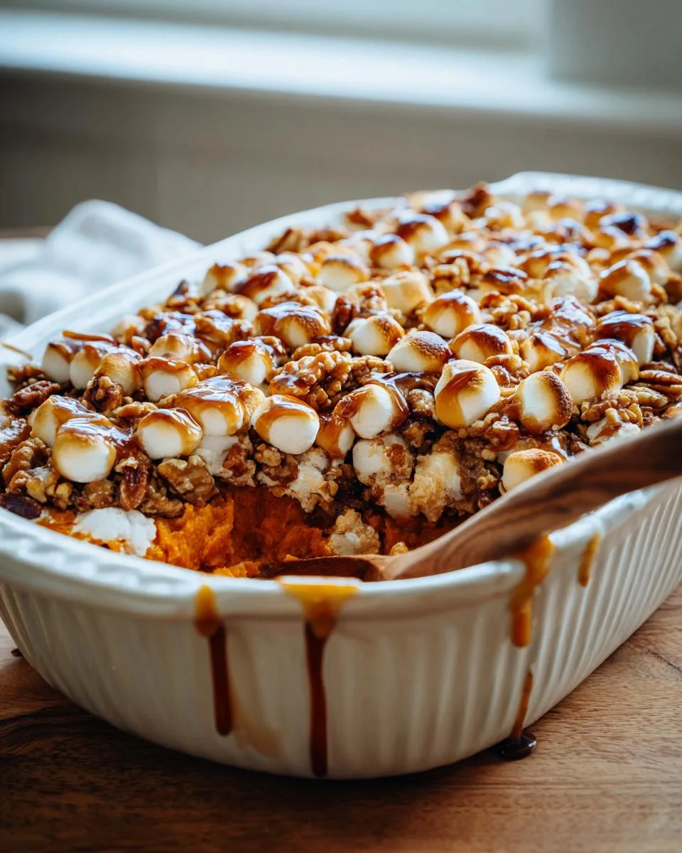 Southern Maple Sweet Potato Casserole - detail 3