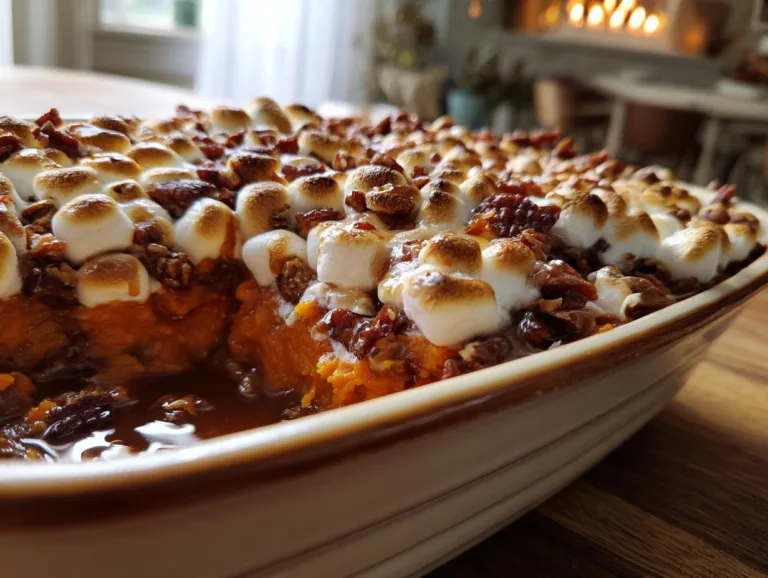 Southern Maple Sweet Potato Casserole