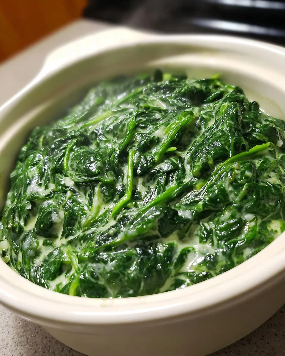 Steakhouse Creamed Spinach - detail 4