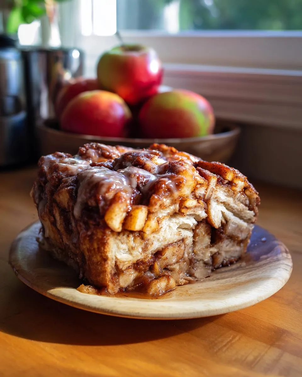 Vegan Apple Fritter Bread - detail 3