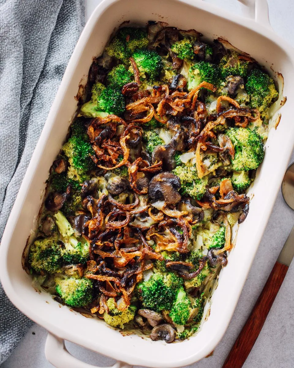 Vegan Broccoli Casserole - detail 4