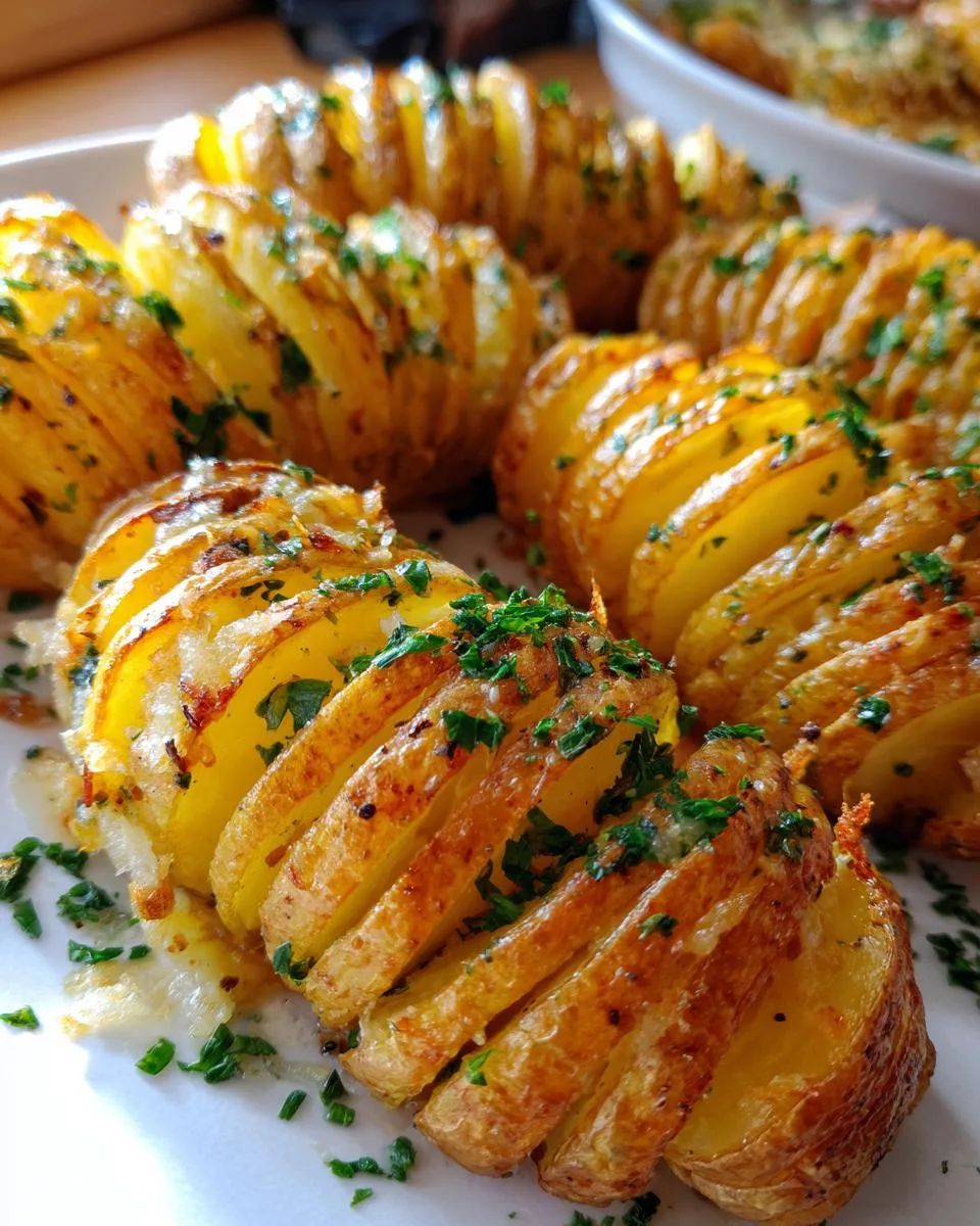 Air Fryer Hasselback Potatoes - detail 3