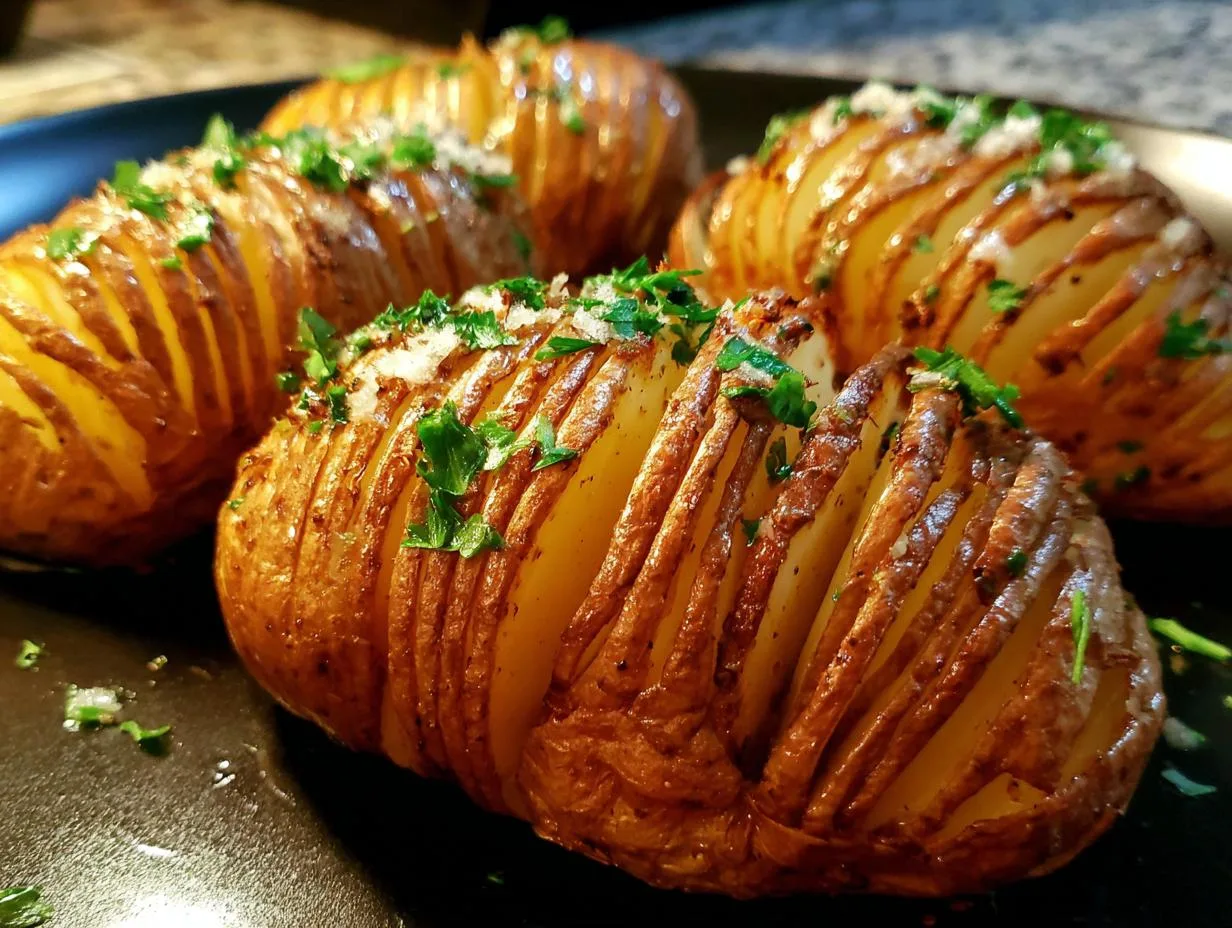 Crispy Air Fryer Hasselback Potatoes: Grandma’s Secret Meal