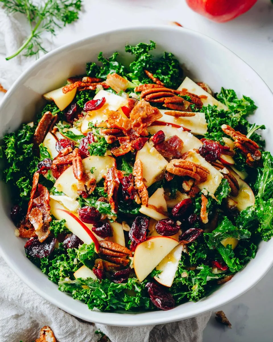 Apple Cranberry Pecan Salad - detail 3