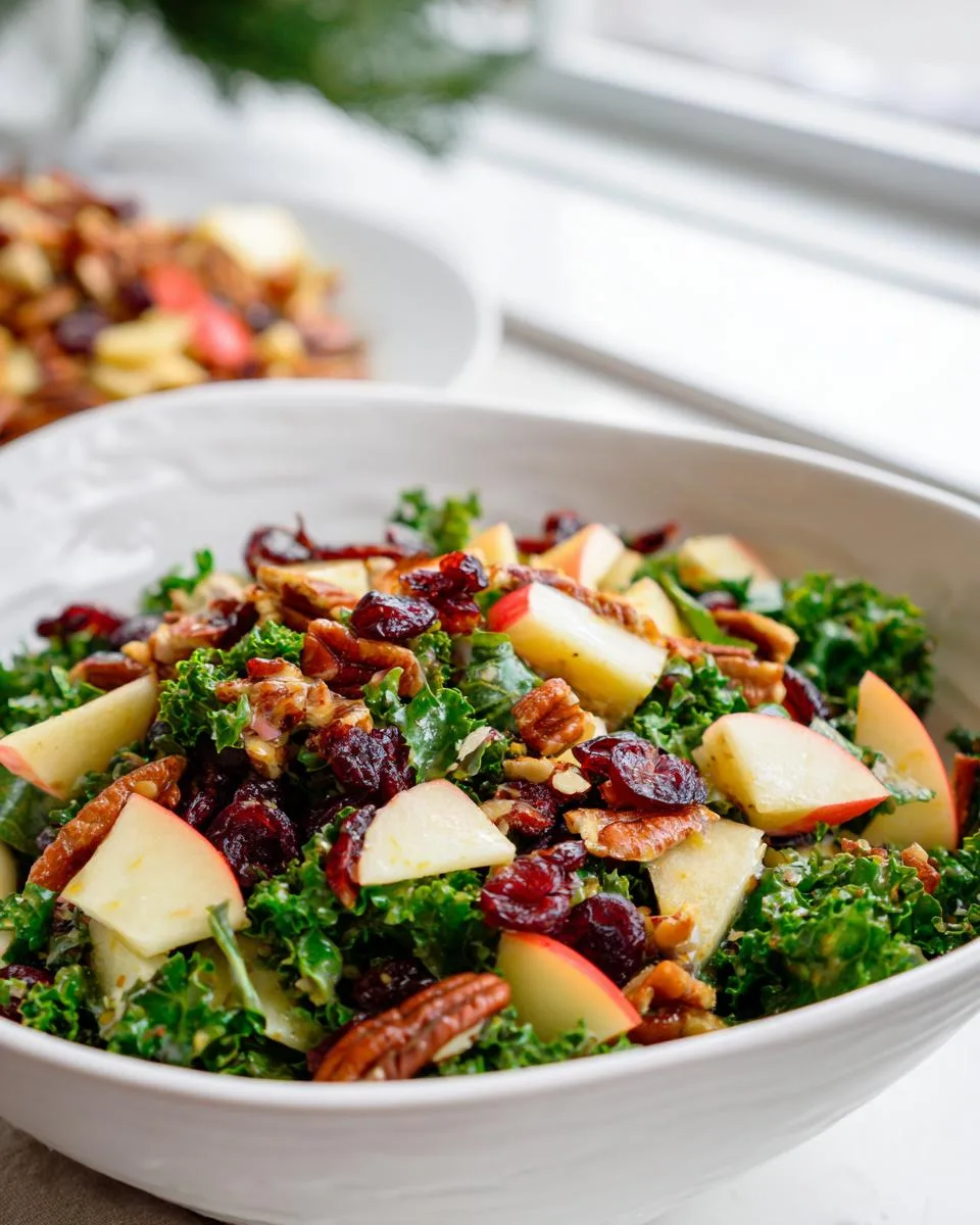 Apple Cranberry Pecan Salad - detail 4