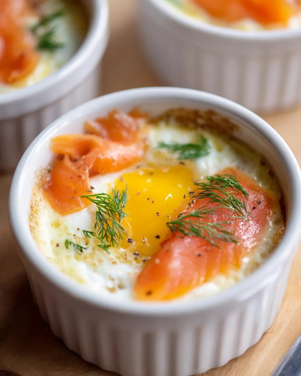 Baked Eggs with Smoked Salmon - detail 4
