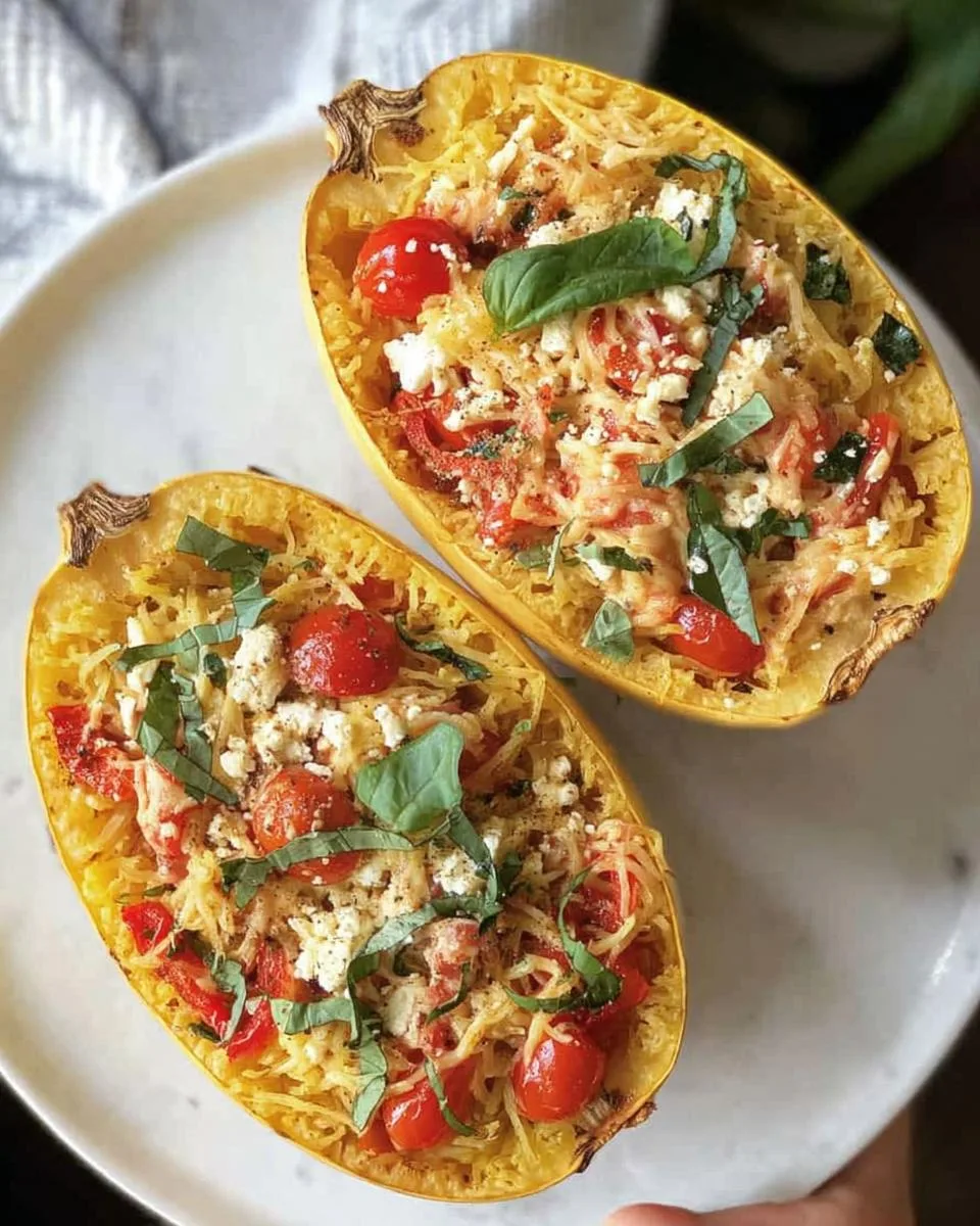 Baked Feta Spaghetti Squash With Tomato - detail 3