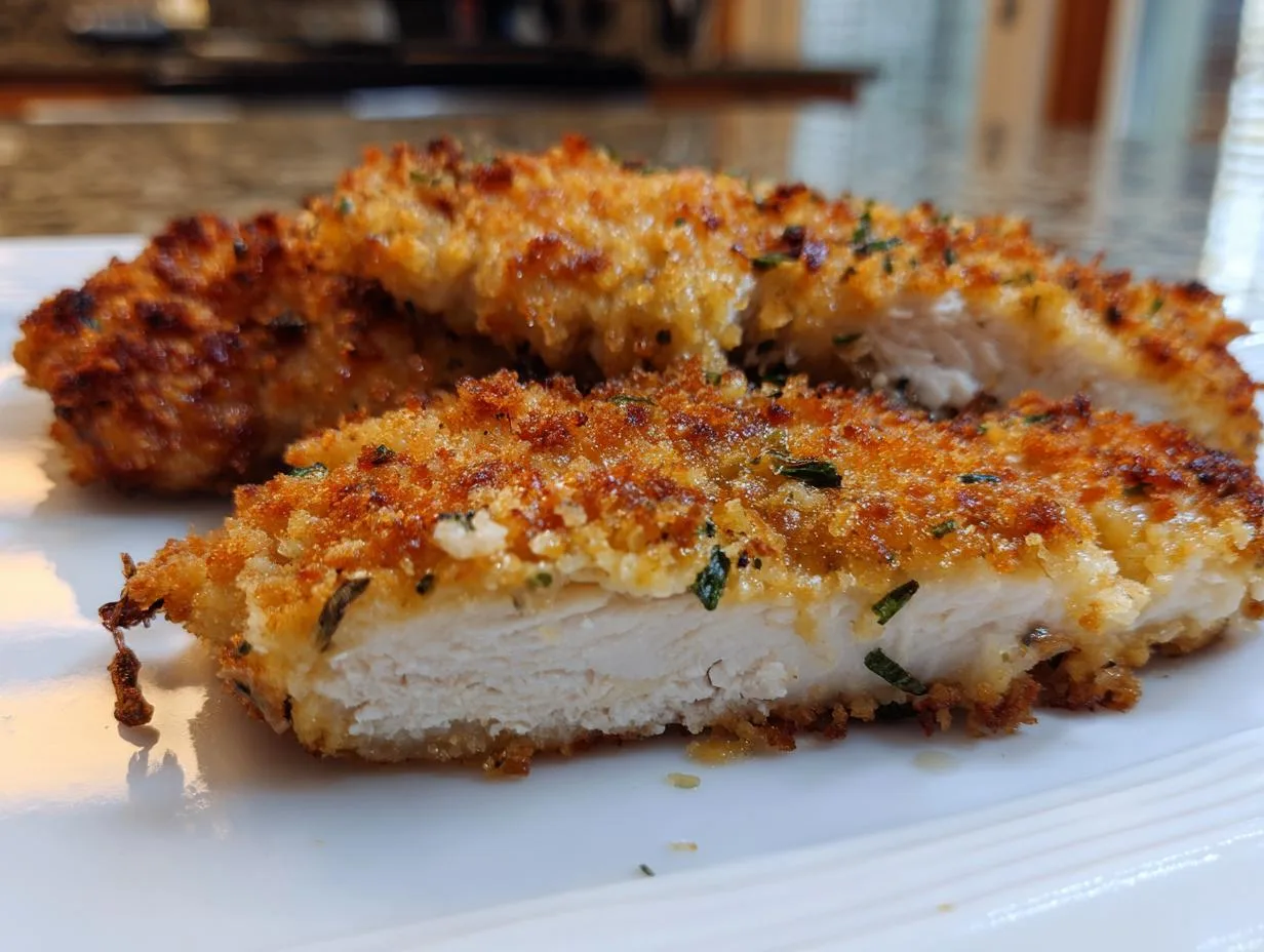 Crispy 25-Minute Baked Parmesan Crusted Chicken Recipe