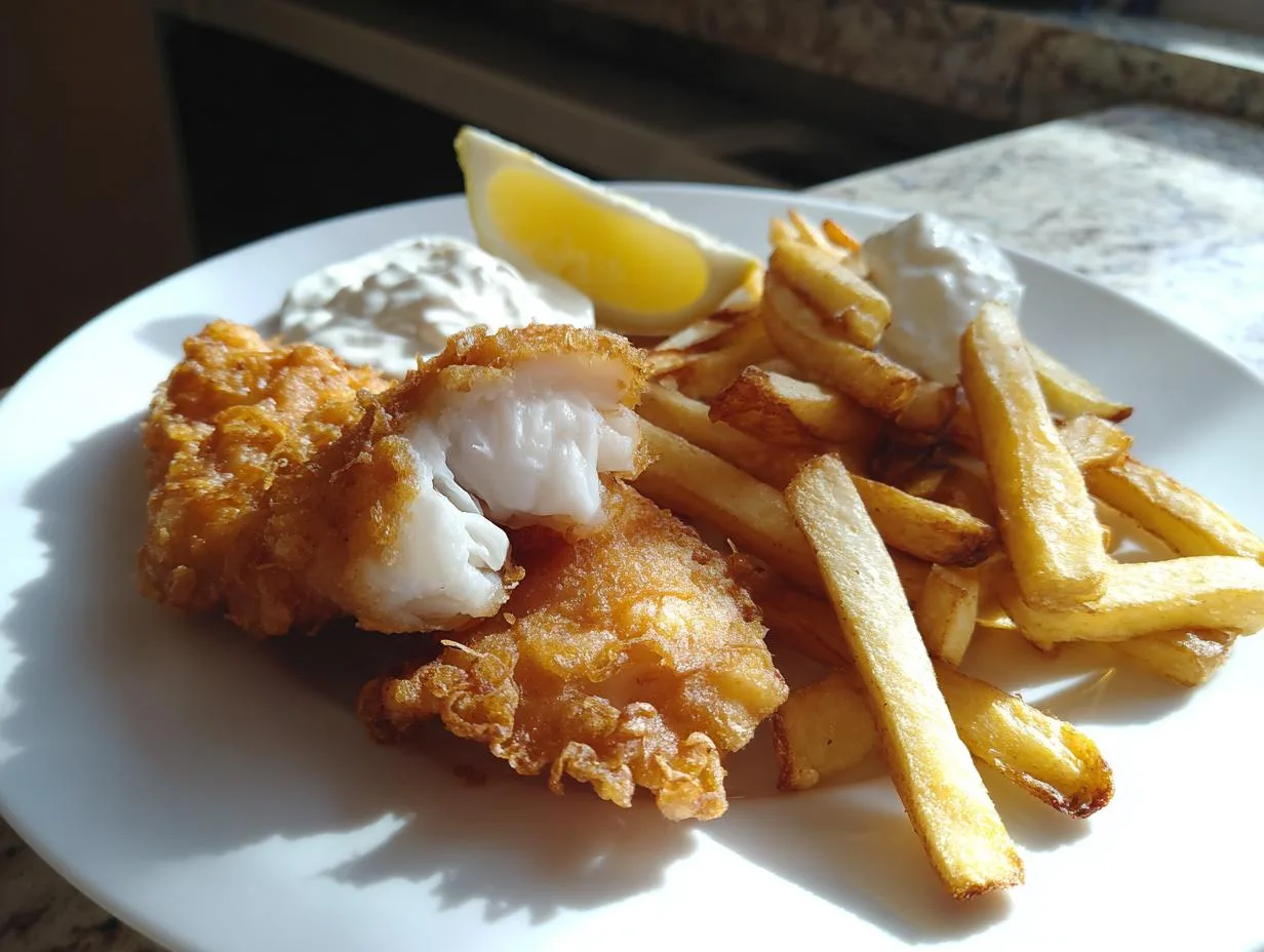 Crispy Battered Fish Fingers Chips in Just 40 Minutes