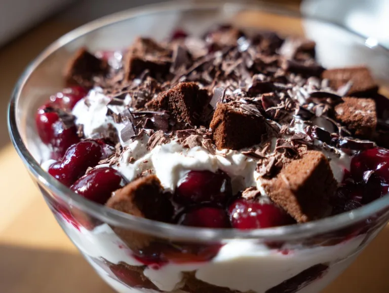 Black Forest Trifle for Christmas