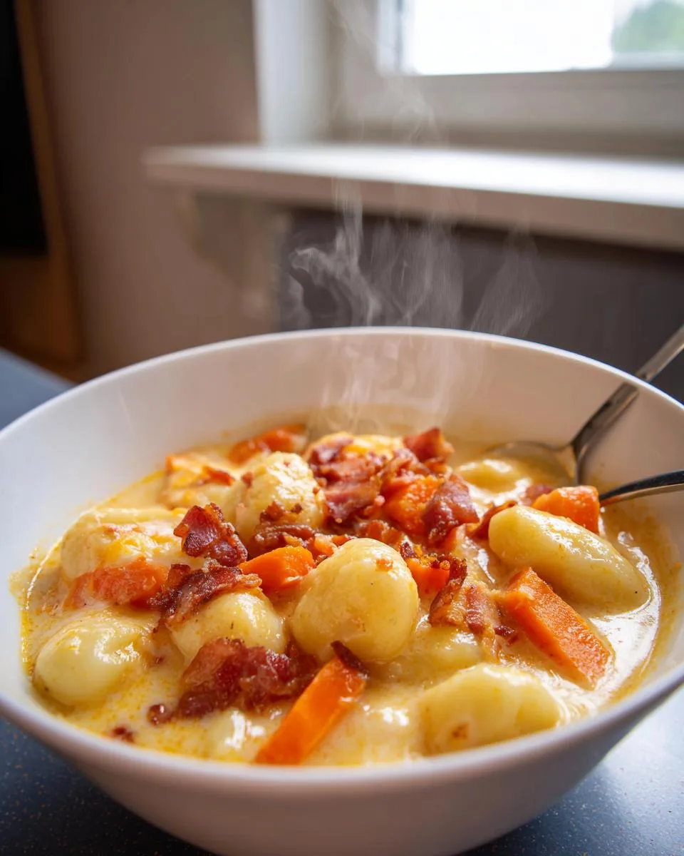 Cheddar Gnocchi Soup - detail 3