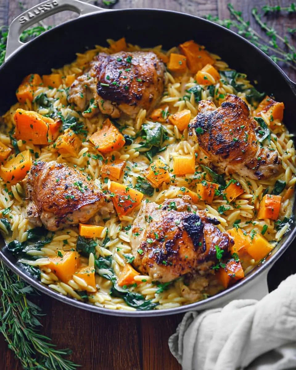 Chicken Orzo With Butternut Squash - detail 3
