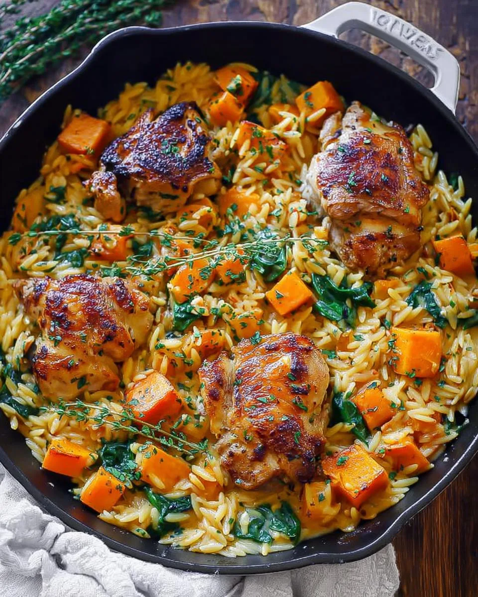 Chicken Orzo With Butternut Squash - detail 4