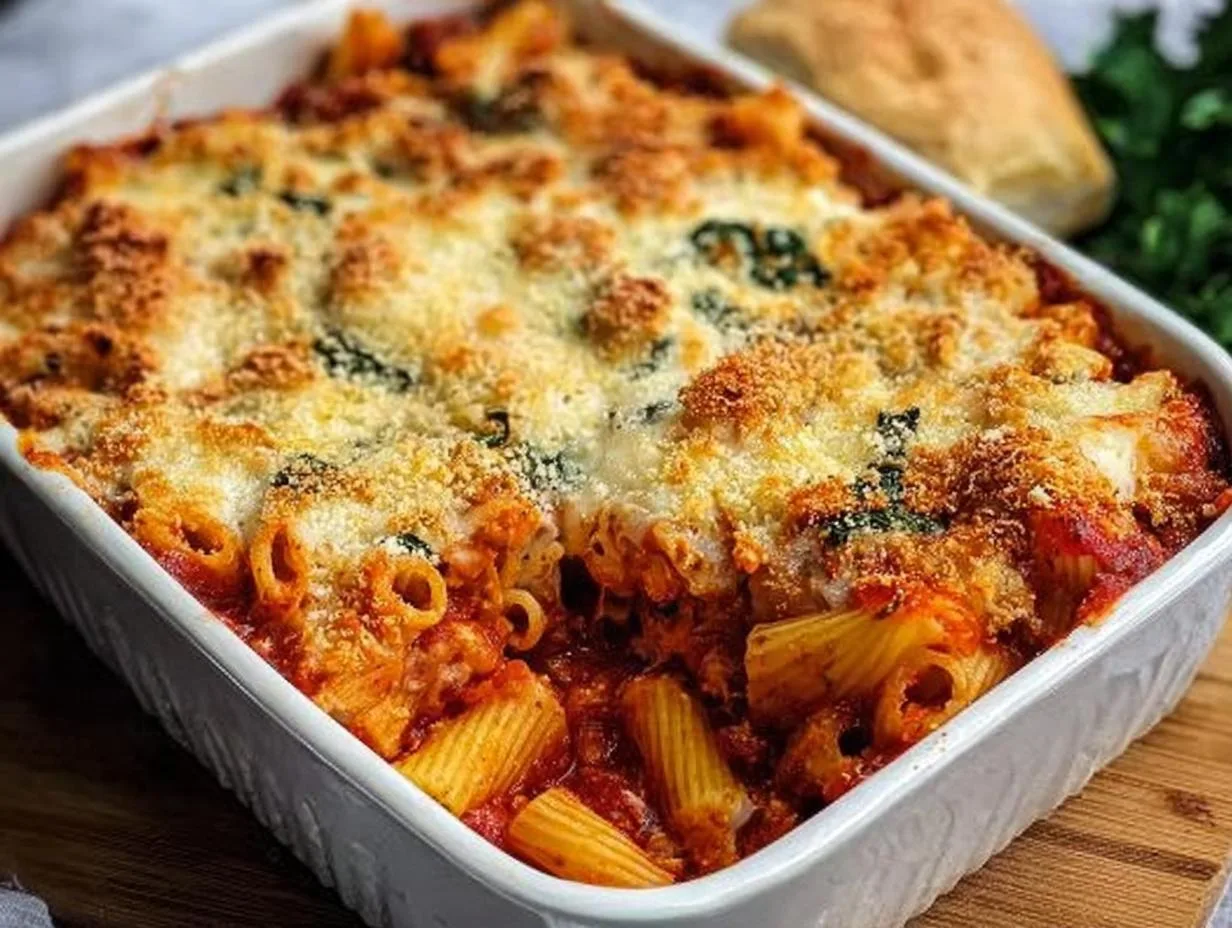 Grandma Jo’s 5-Ingredient Chicken Parmesan Casserole