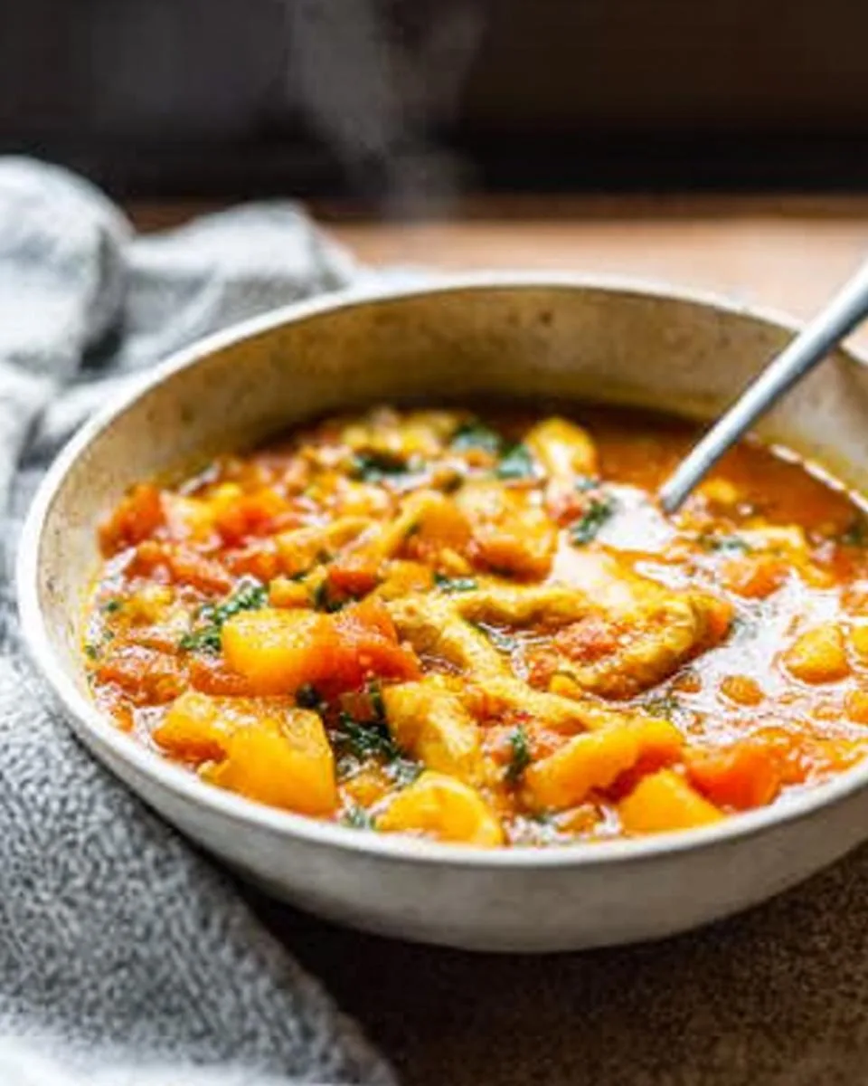 Chicken Stew With Butternut Squash - detail 3