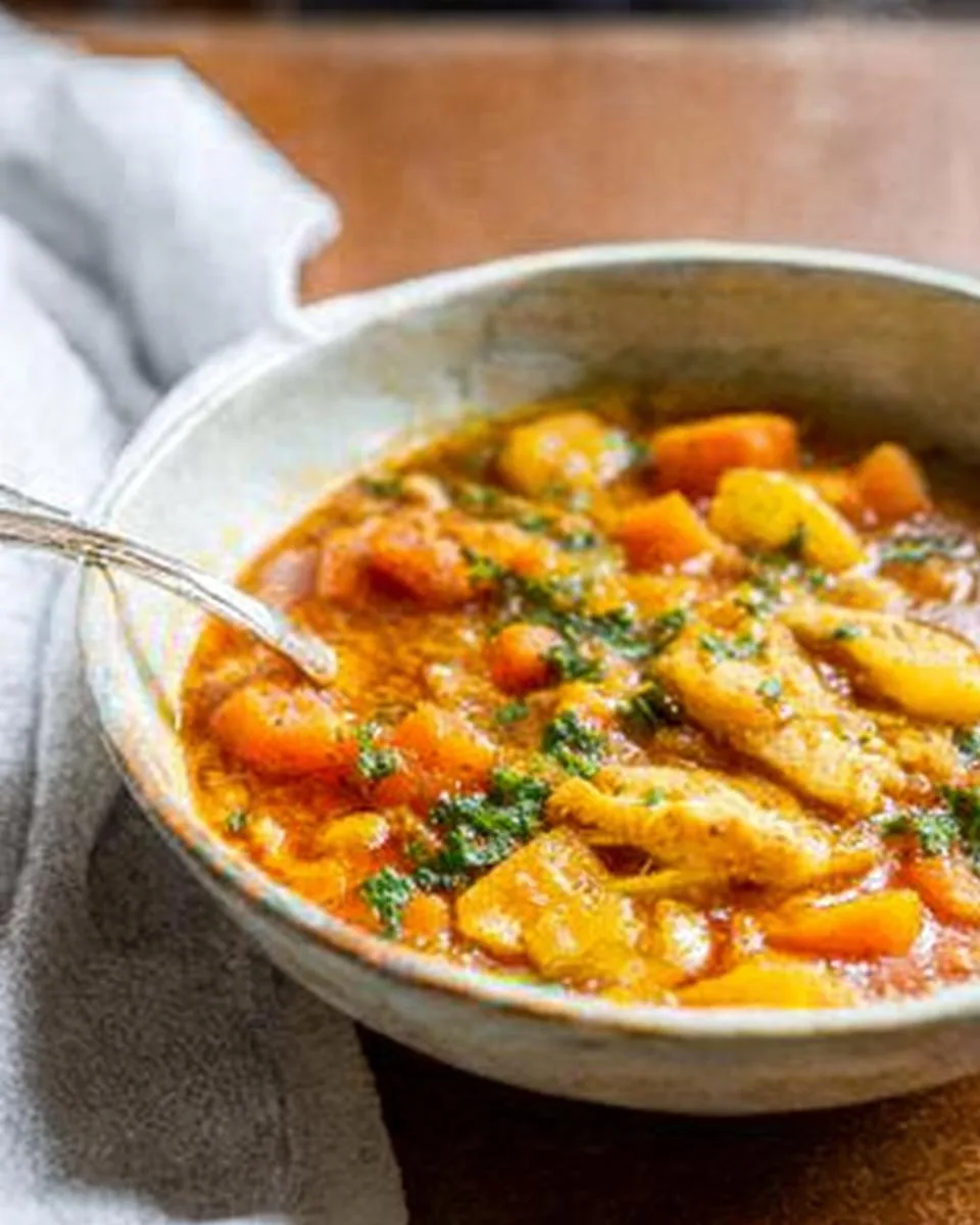 Chicken Stew With Butternut Squash - detail 4