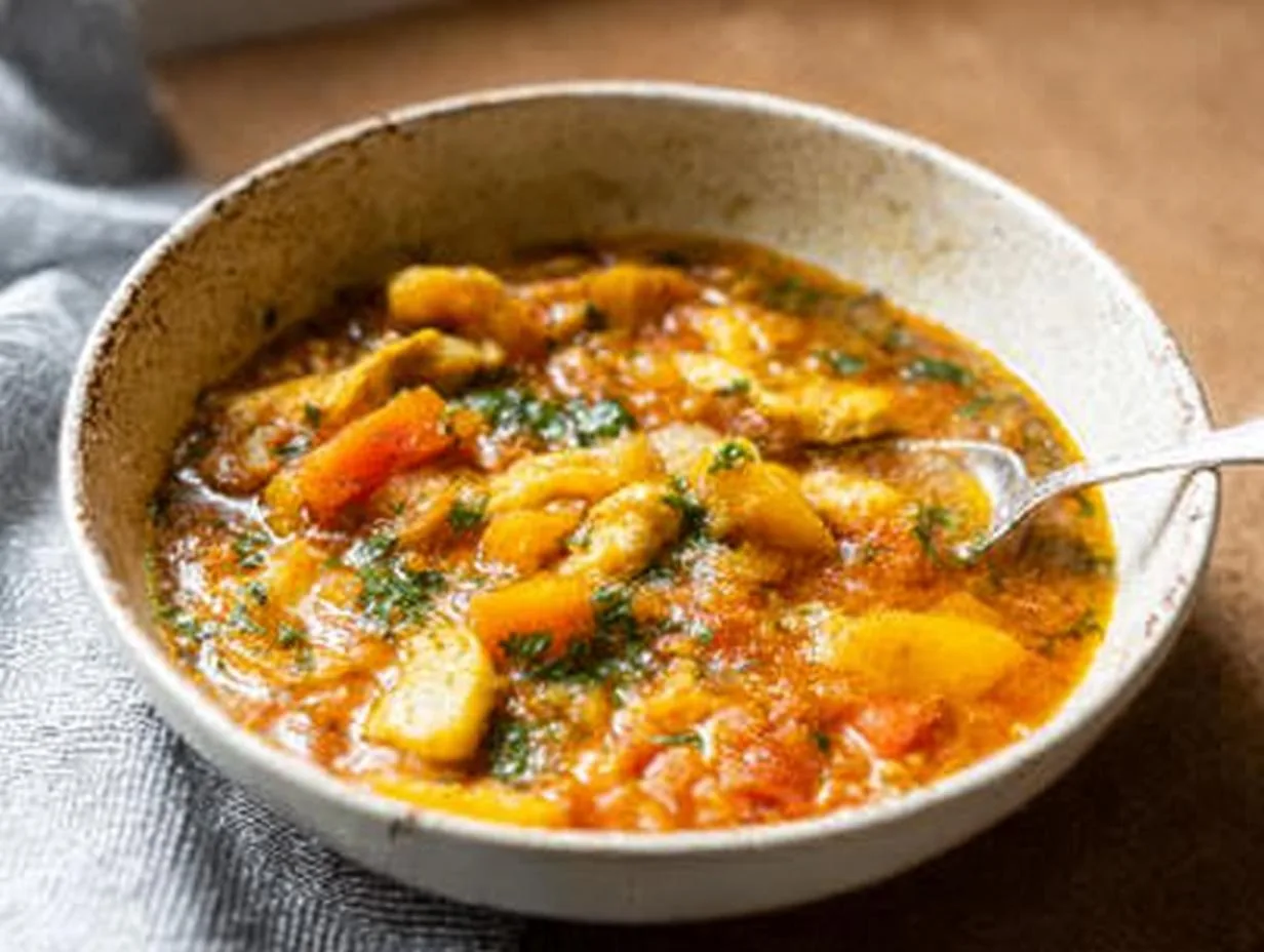 Hearty Chicken Stew With Butternut Squash Comfort