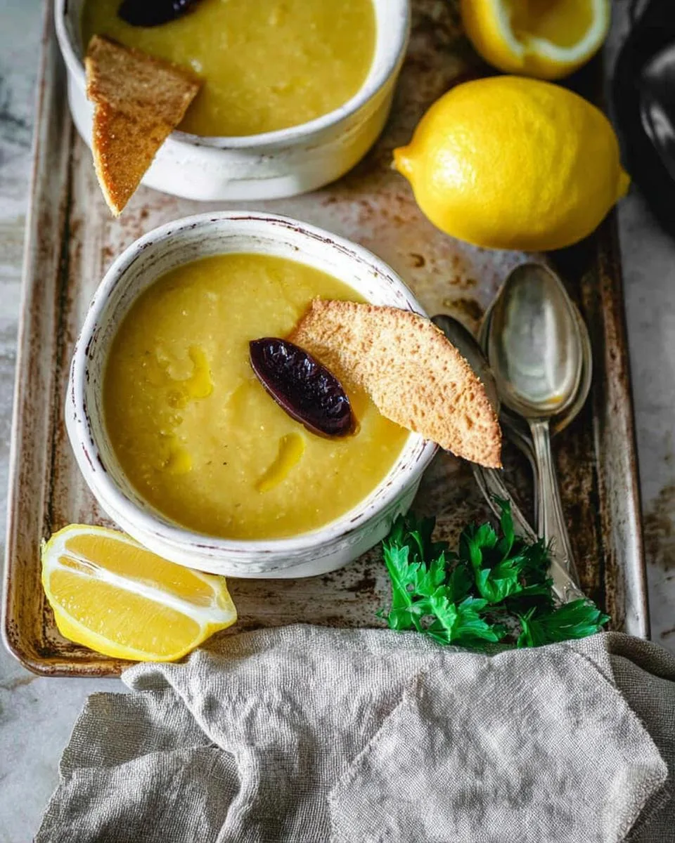 Creamy Arabic Lentil Soup - detail 4