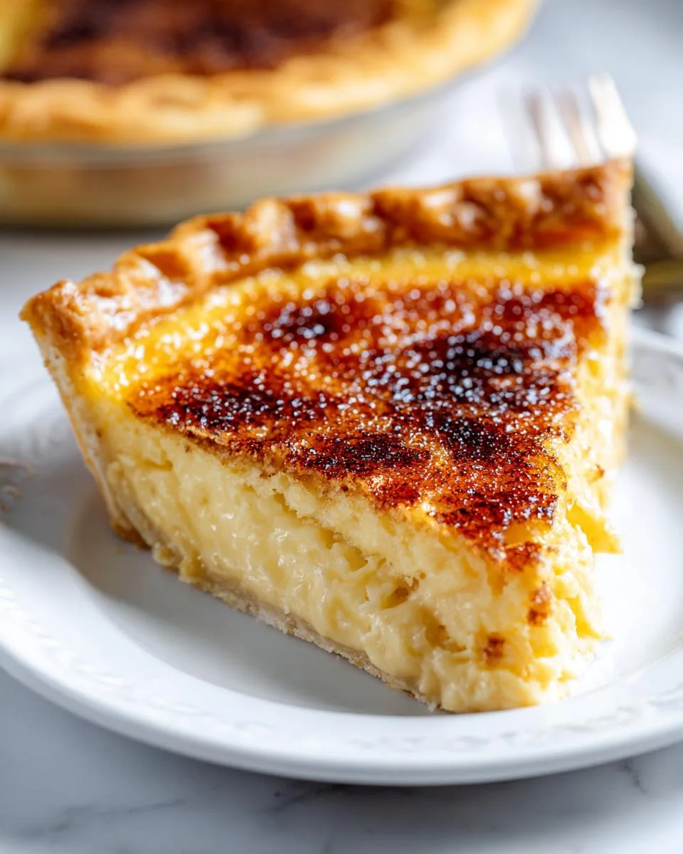 Creme Brulee Pie - detail 4