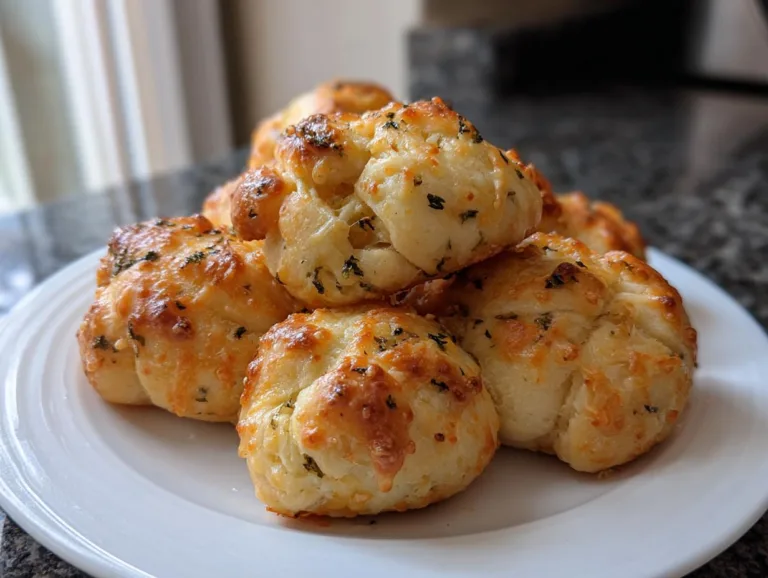 Easy Garlic Parmesan Knots
