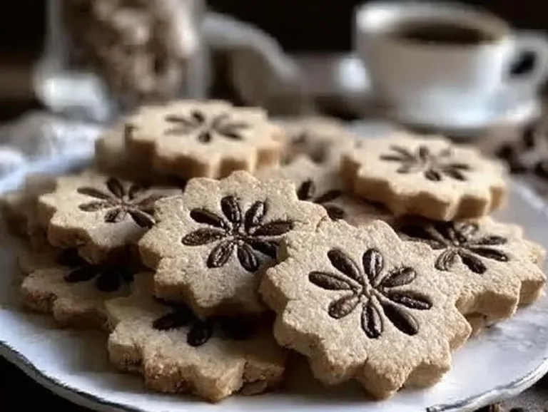 Espresso Shortbread Cookies