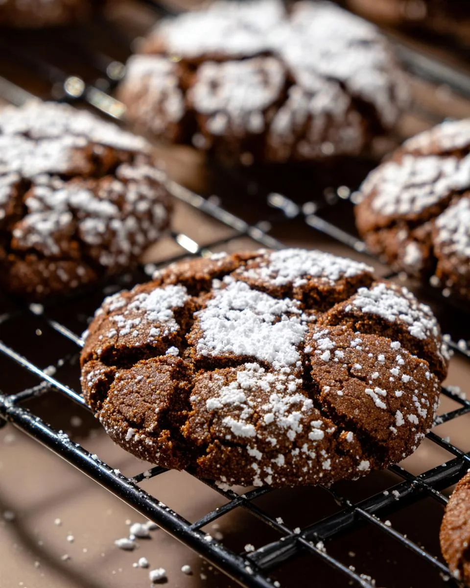 Gingerbread Crinkle Cookies - detail 4