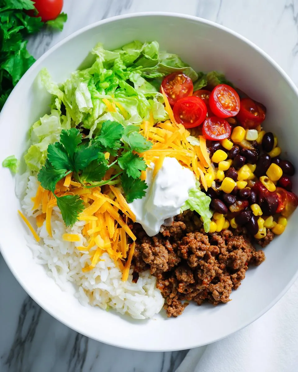 Ground Beef Burrito Bowl - detail 3
