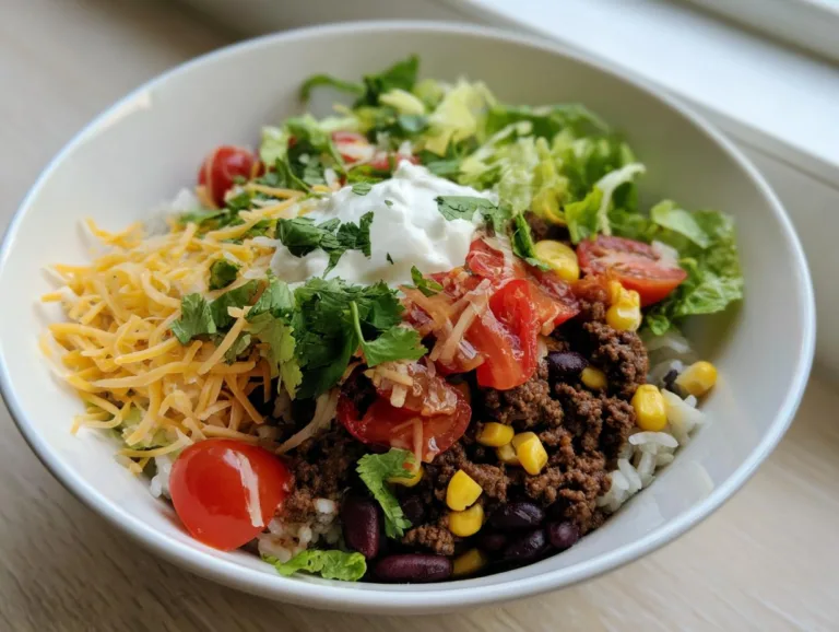 Ground Beef Burrito Bowl