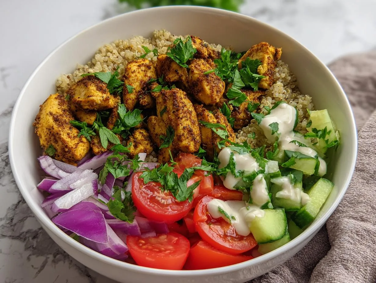 Irresistible 40-Minute Healthy Chicken Shawarma Bowl Recipe